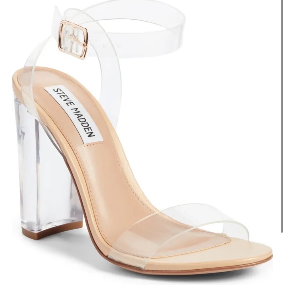 BRAND NEW Camille Clear Ankle Strap Sandal